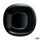 Platt skl Luminarc Carine Negro Svart Glas  26 cm (24 antal)