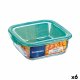 Fyrkantig matlda med lock Luminarc Keep'n Lagon 760 ml 13 x 6 c