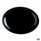 Platt skl Luminarc Friends Time Svart Glas 30 x 26 cm Ktt (12