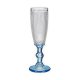 Champagneglas Vivalto PR05720ZD/BHA6 BLUE Bl Transparent Glas 1