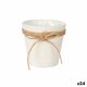 Kruka Ibergarden WY18-71 Vit Brun Tyg Snre Plast Lasso 14 x 12,