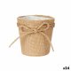 Kruka Ibergarden WY18-72 Brun Tyg Snre Plast Lasso 11 x 10,5 x