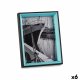 Fotoram Glas Svart Bl Tr MDF (3 x 22 x 17 cm) (6 antal)