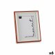 Fotoram Glas Rd Vit Plast (2,5 x 26,2 x 21 cm) (6 antal)