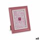 Fotoram Gift Decor Rosa Glas Plast (6 antal)