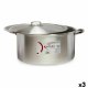 Kastrull med lock Kinvara 100015 Silvrig 53 x 24 x 43 cm (3 anta