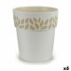 Sjlvvattnande blomkruka Stefanplast Cloe Vit Plast 29 x 29 x 29