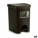 Pedalhink Stefanplast Elegance Brun Plast 20 L (6 antal)