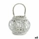 Ljusstakar Gift Decor Vit vide Glas 30 x 19 x 25,5 cm (6 antal)