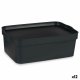 Frvaringslda med lock Kipit TP593-1 Antracitgr Plast 6 L 21 x