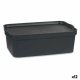 Frvaringslda med lock Kipit TP595-1 Antracitgr Plast 14 L 29,