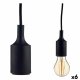 Taklampa Gift Decor Svart 60 W 220-250 V (6 antal)