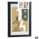 Fotoram 24 x 2,5 x 32,5 cm Svart Glas Tr MDF (6 antal)