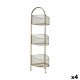 Bokhylla Gyllene Metall 21,2 x 97 x 28,5 cm (4 antal)