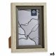Fotoram 13,5 x 18,8 x 2 cm Glas Gr Beige Plast (6 antal)