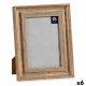Fotoram 19 x 2 x 24 cm Glas Tr Brun Koppar Plast (6 antal)