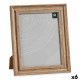 Fotoram 26 x 2 x 31 cm Glas Tr Brun Koppar Plast (6 antal)