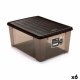 Frvaringslda med lock Stefanplast Elegance Brun Plast 15 L 29