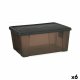 Frvaringslda med lock Stefanplast Elegance Gr Plast 15 L 29 x