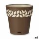 Sjlvvattnande blomkruka Stefanplast Cloe Brun Plast 29 x 29 x 2