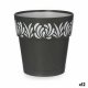 Sjlvvattnande blomkruka Stefanplast Gaia Antracitgr Plast 15 x