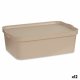 Frvaringslda med lock Kipit Beige Plast 14 L (12 antal)