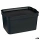 Frvaringslda med lock Kipit TP592-1 Antracitgr Plast 2,3 L 13