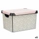 Frvaringslda med lock Kipit Vibes Rosa Plast Pilar 22 L 30 x 2
