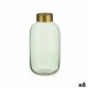 Vas Grn Gyllene Glas 14,5 x 29,5 x 14,5 cm (6 antal)