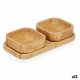 Tilltuggsset Kinvara CN-KT225030 Brun Bambu 23 x 4,5 x 11 cm (12