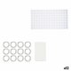 Badkit Berilo Vit PVC Polyetylen EVA 28 x 42 x 6 cm (12 antal)