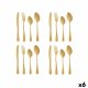 Bestickset Gyllene Rostfritt stl (6 antal)