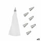 Konditorset fr bakverk Kinvara KT213109 Vit (12 antal)
