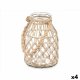 Ljusstakar Burk Transparent Naturell Glas Snre 17 x 25 cm (4 an