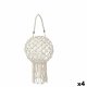 Lykta Gift Decor JC18-19097PC Vit Bomull Glas Makram 26 x 66 x