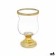 Ljusstakar Vinglas Gyllene Stl 15,5 x 26 x 15,5 cm (6 antal)