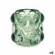 Ljusstakar Mikro-prlor Grn Glas 8,4 x 9 x 8,4 cm (12 antal)