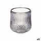 Ljusstakar Gift Decor Gr Glas 9 x 9,5 x 9 cm Rnder (12 antal)