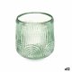 Ljusstakar Rnder Grn Glas 9 x 9,5 x 9 cm (12 antal)