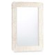 Vggspegel Gift Decor Vit Brun 90 x 60 x 2 cm Rektangulr