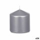 Ljus Acorde Silvrig 7 x 7,5 x 7 cm (24 antal)