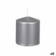 Ljus Acorde 92543 Silvrig 9 x 10 x 9 cm (12 antal)