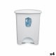 Pedalhink Vit Plast 30 L (4 antal)