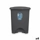 Pedalhink Antracitgr Plast 30 L (4 antal)