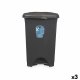 Pedalhink Antracitgr Plast 50 L (3 antal)