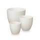 Krukset Ibergarden Vit Lera  14 cm  22 cm  17 cm 3 Delar