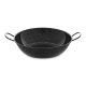 Djup stekpanna med handtag Vaello Svart Emaljerat stl ( 34 cm)