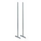 St�d Faibo 60 x 186 cm Silvrig Metall Skiffer 2 antal