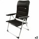 Strandstol Aktive Deluxe Hopfllbar Svart 49 x 105 x 59 cm (2 an