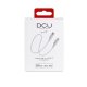 Kabel USB-C till Lightning iPhone DCU 1 Vit 1 m
